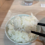 麺屋森実  - つや姫ライス100円