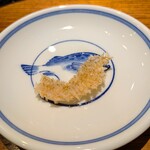 京極寿司 - 甘鯛の鱗 素揚げ。