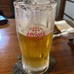 ゆくい処 石だたみ - ドリンク写真:スターターはオリオン生！