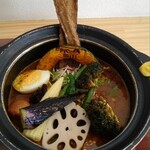 Spice&mill - 野菜たっぷりカレー(オリジナルスープ・辛さ4番)