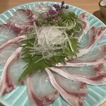 京都鴨そば専門店　浹 - ハタのお造り1980円