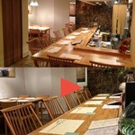 割烹 縮 - カウンターの1番奥が僕のお気に♪