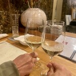 割烹 縮 - ２度目の乾杯♪