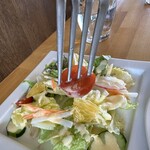 kitchenhiko - 【2026.1.24(土)】自家製デミグラスソースハンバーグの野菜サラダ