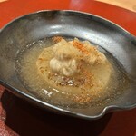 ろばた はなれ - 炊き大根と白子のフリット