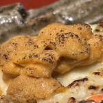 ろばた はなれ - 伊勢海老黄金雲丹焼き