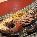 ろばた はなれ - 伊勢海老黄金雲丹焼き
