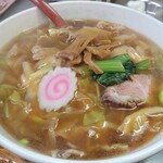 ニュー大龍 - この日は北風が強くむっちゃ寒かったので｢広東メン￥800-(10%税込)｣もオーダーしました♪たっぷり野菜とトロトロの餡が中細麺に絡んでむっちゃ美味しかったです。