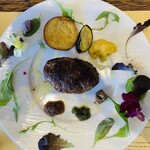 みんなの畑レストラン 収穫祭 - 上州牛と下仁田ポークのプレーンハンバーグ。