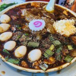 元祖ニュータンタンメン本舗 - 黒麻辣麺うずら増しψ(｀∇´)ψ