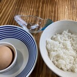 らぁ麺　福橋 - 究極塩×平飼卵×自然栽培米のTKG 350円