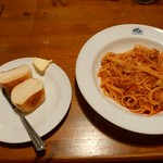 アルバトロス - 夜のパスタセット９３０円