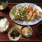 Ki Yama - 日替わりランチ：鶏のチリソース