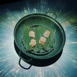 エルムガーデン - キングサーモン大助に松の葉の香りを移して【雪灯り会席】