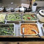 登豐米蘭商務旅店 - 朝食ブッフェカウンター