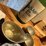 340213296 - 日本酒　"サバde酒"
