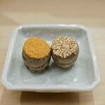 日本橋蛎殻町 すぎた - 唐墨と胡麻の衣被