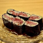 すしやのたい悟 - エシャトロ巻き。やっぱり〆はコレでしょ(♡´艸`)シェアしていただきました。