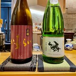 すしやのたい悟 - 大将オススメ　2種✩.*˚こちらも辛口でお願いしました。スッキリとした飲み心地と後味の余韻がたまりません✩.*˚