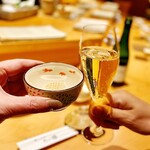 すしやのたい悟 - 乾杯♪(*^^)o∀*∀o(^^*)♪