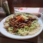 ライオンシェア - Aランチ　ベジタリアン　辛口、ご飯大盛り