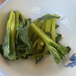 そば処 湧水 - シェリは明日葉は苦手だった！