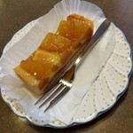 喫茶 俺ん家゛ - りんごのタルト　単品　500円　セット　750円　2025/11