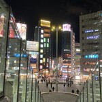 とんかつ 勝泉 - 品川駅からの港南商店会。