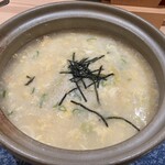 味処 明島 - 鍋の雑炊
