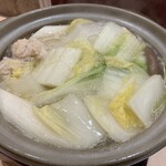 味処 明島 - 大山鶏つみれ小鍋