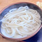 さぬきや - 釜揚げうどん（1.5玉）　¥420-