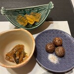 三田 山田屋 - お通しとにこごり