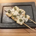 炭火串焼 鶏魚 - 