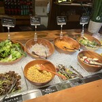 レストラン　サージ - サラダバーには野沢菜もありました。
