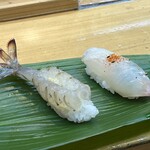 亀庄寿司 - 活車海老・ヒラメ