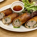 奥渋谷 もつ焼のんき - のんきの春巻 640円