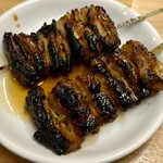 奥渋谷 もつ焼のんき - しろたれ 240円×2