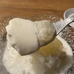 moto - 晩白柚のジュレと杏仁豆腐