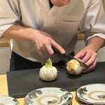 温石 - 蕪の丸焼き