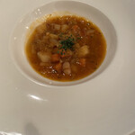 ソラメントゥーノ - 口取り、ミネストローネ