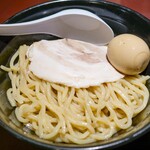 らーめん和蔵 - 海老つけめん＋味つき玉子トッピング