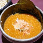 らーめん和蔵 - 海老つけめん＋味つき玉子トッピング