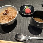 有馬 華暦 - ガーリックライス　赤出し