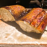 炭割烹 新谷 - 茄子 ◎普段と色味が異なったが味はめっちゃ美味い！