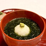 たか田八祥 - 生海苔茶漬け。