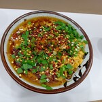 麺処 盛盛 ひばりヶ丘店 - あんかけニラそば（並盛り）+溶き卵トッピング