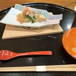 日本料理 幸庵 - 下関の赤貝、数の子、セリ