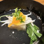 日本料理 幸庵 - クワイ豆腐と白魚
