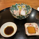 日本料理 幸庵 - お造り、メジマグロ、タコ、ヒラメ、サヨリ