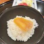 日本料理 幸庵 - お食事 魚沼産コシヒカリに自家製カラスミ